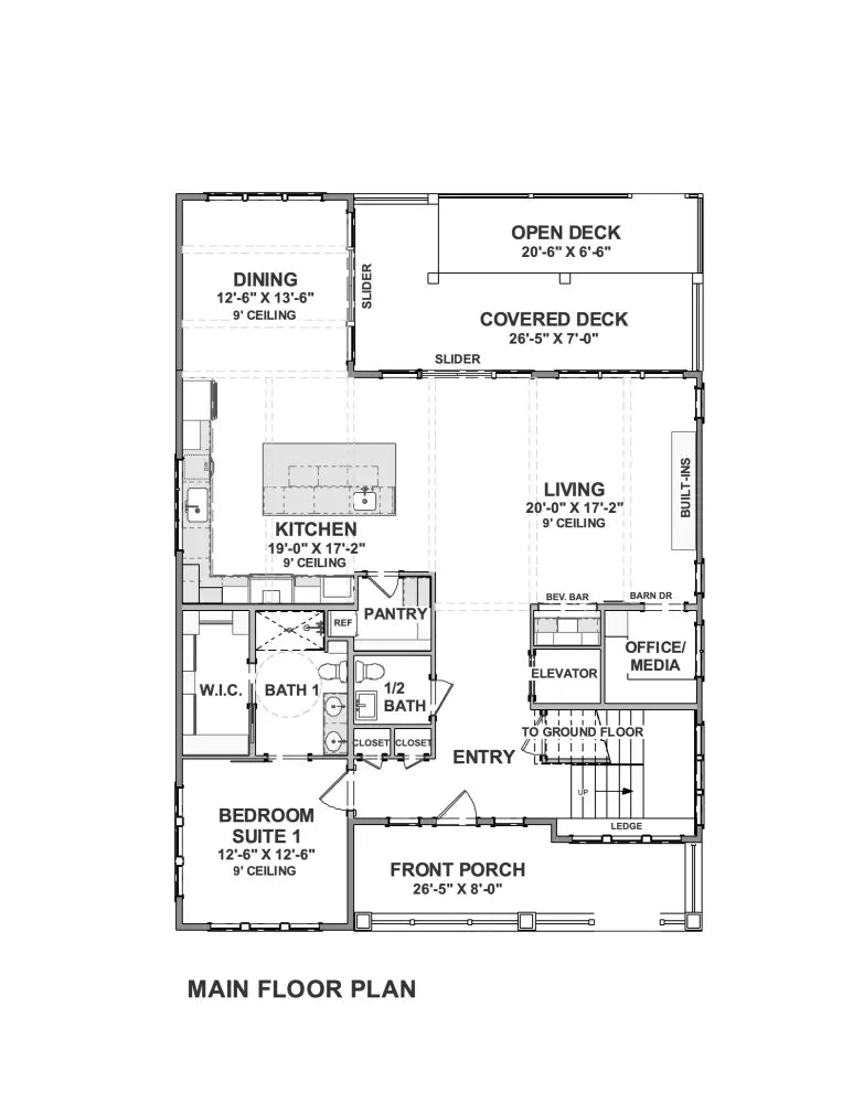 3121 Sq. Ft. - Haddies Hideaway- All Suites Primary Upstairs Plan Set