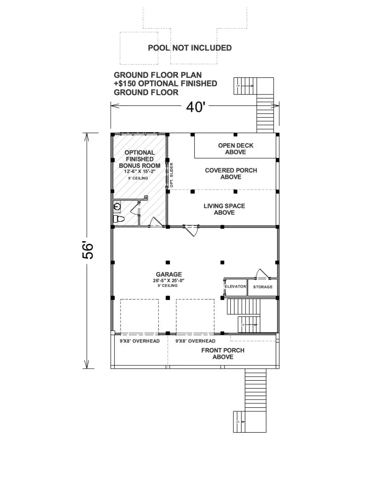 3121 Sq. Ft. - Haddies Hideaway- All Suites Primary Upstairs Plan Set