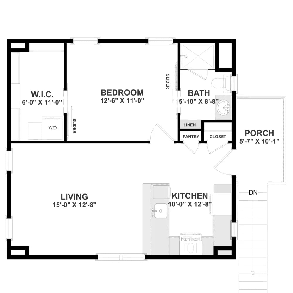 650 Sq. Ft. - Wilbury Garage/Adu Plan Set