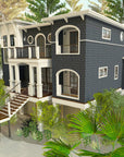 Blue Isle | Elevated Coastal House Plan | 3,699 Sq Ft | 5-6BR 5BA