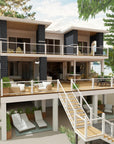 Blue Isle | Elevated Coastal House Plan | 3,699 Sq Ft | 5-6BR 5BA