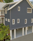 Casa Azul | Elevated Reverse-Living Coastal House Plan | 3,058 Sq Ft | 3-4BR 4BA