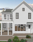 Cloudy Bay | Low Country Coastal House Plan | 2,730 Sq Ft | 4BR 4BA