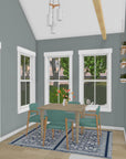 The Peach House | Coastal Cottage House Plan | 848 Sq Ft | 1BR 1.5BA