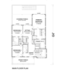 Haddie's Hideaway 2700R FLG | Elevated Reverse-Living Coastal House Plan | 2,797 Sq Ft | 4BR 4-5BA