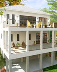 Haddie's Hideaway | Elevated Reverse-Living Coastal House Plan | 3,450 Sq Ft | 4BR 3.5BA