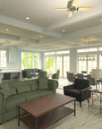 Haddie's Hideaway 3000 | Elevated Modern Coastal House Plan | 3,089 Sq Ft | 4BR 3.5BA