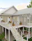 Magnolia Beach Hut CHP | Elevated Coastal Cottage House Plan | 1,547 Sq Ft | 3BR 2BA