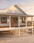 Magnolia Beach Hut | Elevated Coastal Cottage House Plan | 1,430 Sq Ft | 3BR 2.5BA