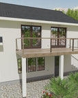 Meyer | Garage ADU Plan | 650 Sq Ft | 1BR + Loft 1BA