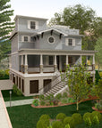 Oak Leaf | Elevated Coastal Beach House Plan | 3,280 Sq Ft | 3BR 3.5BA