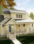 Penny Lane | Coastal Low Country House Plan | 1,815 Sq Ft | 3BR 2.5BA