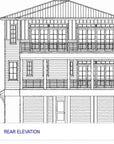 Haddie's Hideaway 3000 | Elevated Modern Coastal House Plan | 3,089 Sq Ft | 4BR 3.5BA