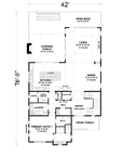 Sandy Dune N | Elevated Contemporary Coastal House Plan | 3,588 Sq Ft | 4BR 4.5BA