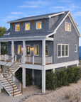 The Gray House | Elevated Low Country Cottage House Plan | 1,144 Sq Ft | 2BR 2.5BA