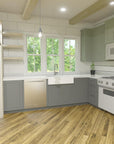 The Gray House | Elevated Low Country Cottage House Plan | 1,144 Sq Ft | 2BR 2.5BA