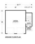 The Perry Garage ADU | Carriage Garage ADU Plan | 1,085 Sq Ft | 2BR 1-2BA