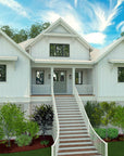 The Quinn | Elevated Coastal Country House Plan | 2,343 Sq Ft | 3BR 3.5BA