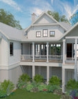 The Quinn | Elevated Coastal Country House Plan | 2,343 Sq Ft | 3BR 3.5BA