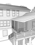 The Wren | Elevated Coastal House Plan | 3,233 Sq Ft | 4BR 3.5BA