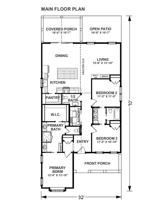 1594 Sq. Ft. - The Wave