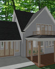 Little Torch | New American Lake House Plan | 2,242 Sq Ft | 3-4BR 3BA
