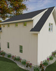 Wilbury 24x28 | Compact Garage ADU Plan | 672 Sq Ft | 1BR 1BA