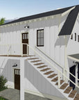Cloudy Bay | Coastal Garage ADU Plan | 650 Sq Ft | 1BR 1BA