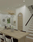 The Yellow House | Compact Cottage House Plan | 840 Sq Ft | 1BR 1.5BA