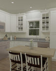 The Yellow House | Compact Cottage House Plan | 840 Sq Ft | 1BR 1.5BA
