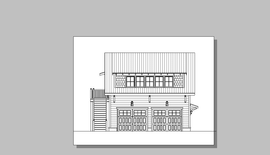 640* Sq. Ft. - Cliffwood Garage/ADU Plan