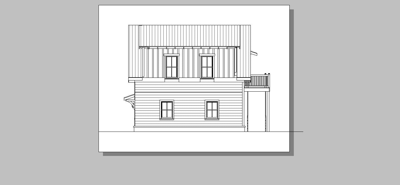 640* Sq. Ft. - Cliffwood Garage/ADU Plan