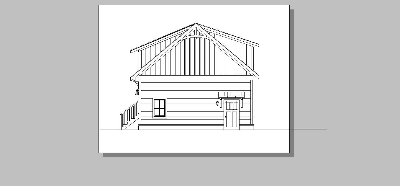 640* Sq. Ft. - Cliffwood Garage/ADU Plan