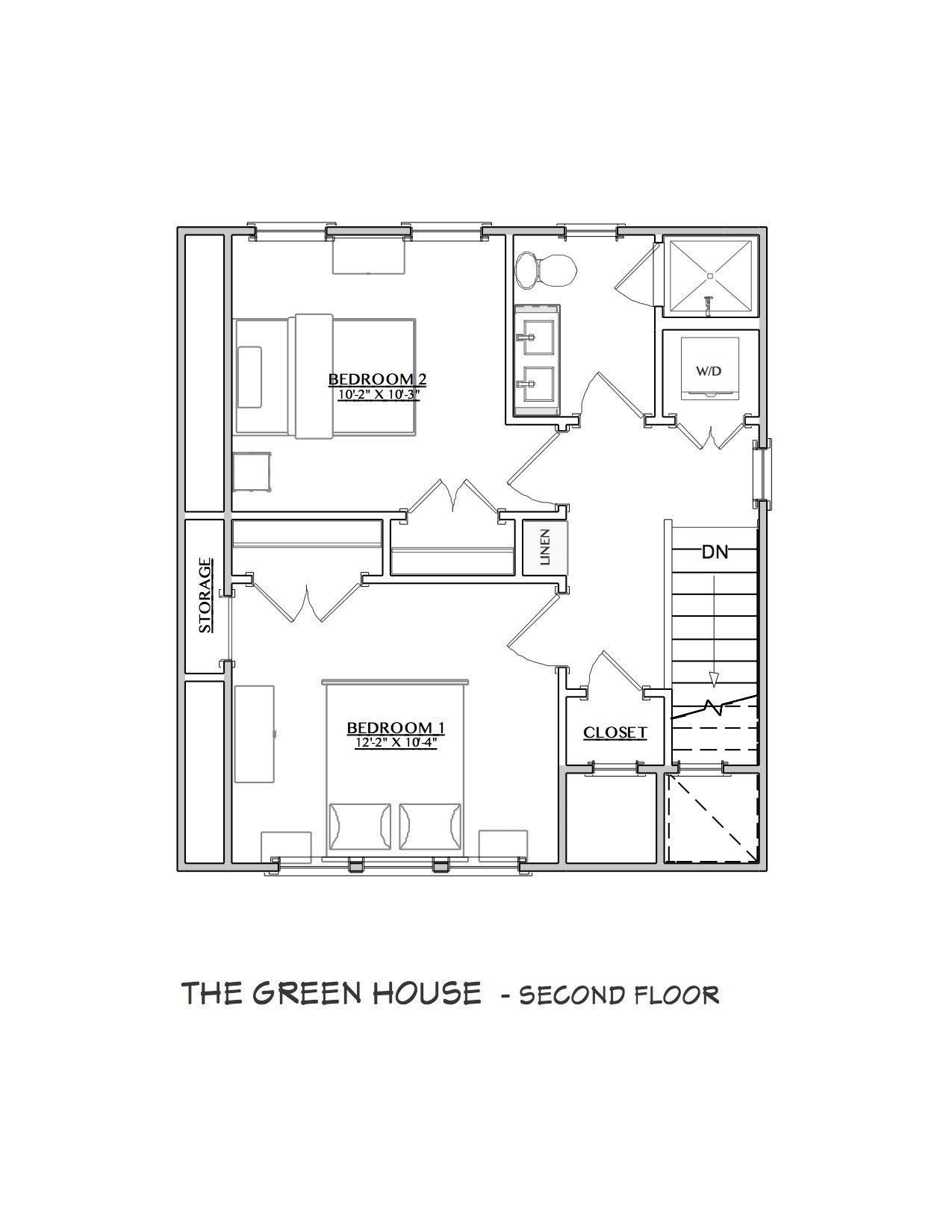 955 Sq. Ft. - The Green House
