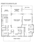 The Heron | Elevated Low Country Coastal House Plan | 3,214 Sq Ft | 4BR 3.5BA