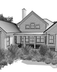 The Quinn | Elevated Coastal Country House Plan | 2,343 Sq Ft | 3BR 3.5BA