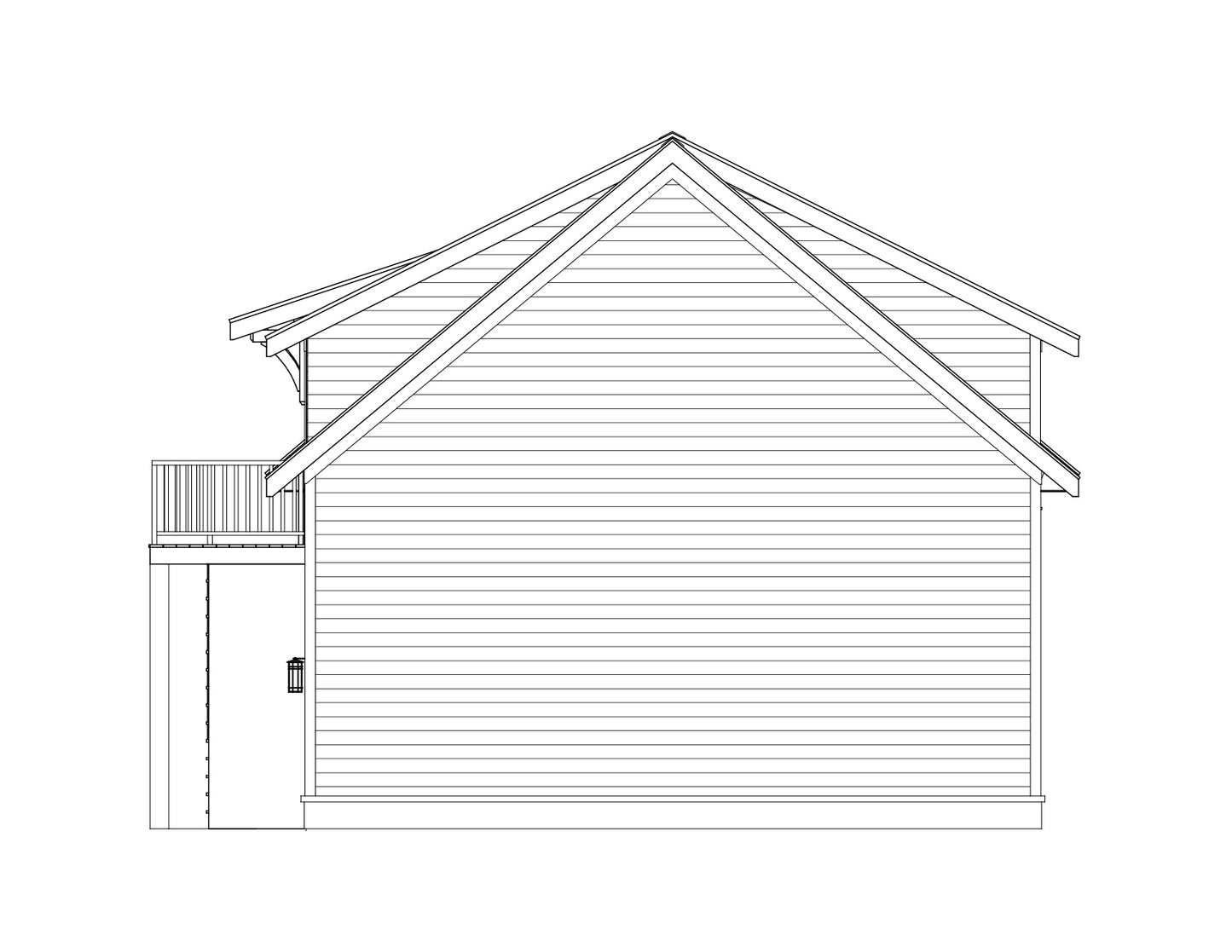 650 Sq. Ft. - Winthrop Garage/ADU Plan