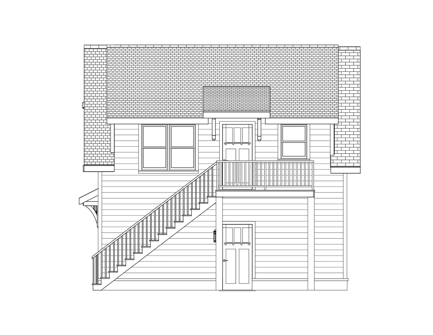 650 Sq. Ft. - Winthrop Garage/ADU Plan