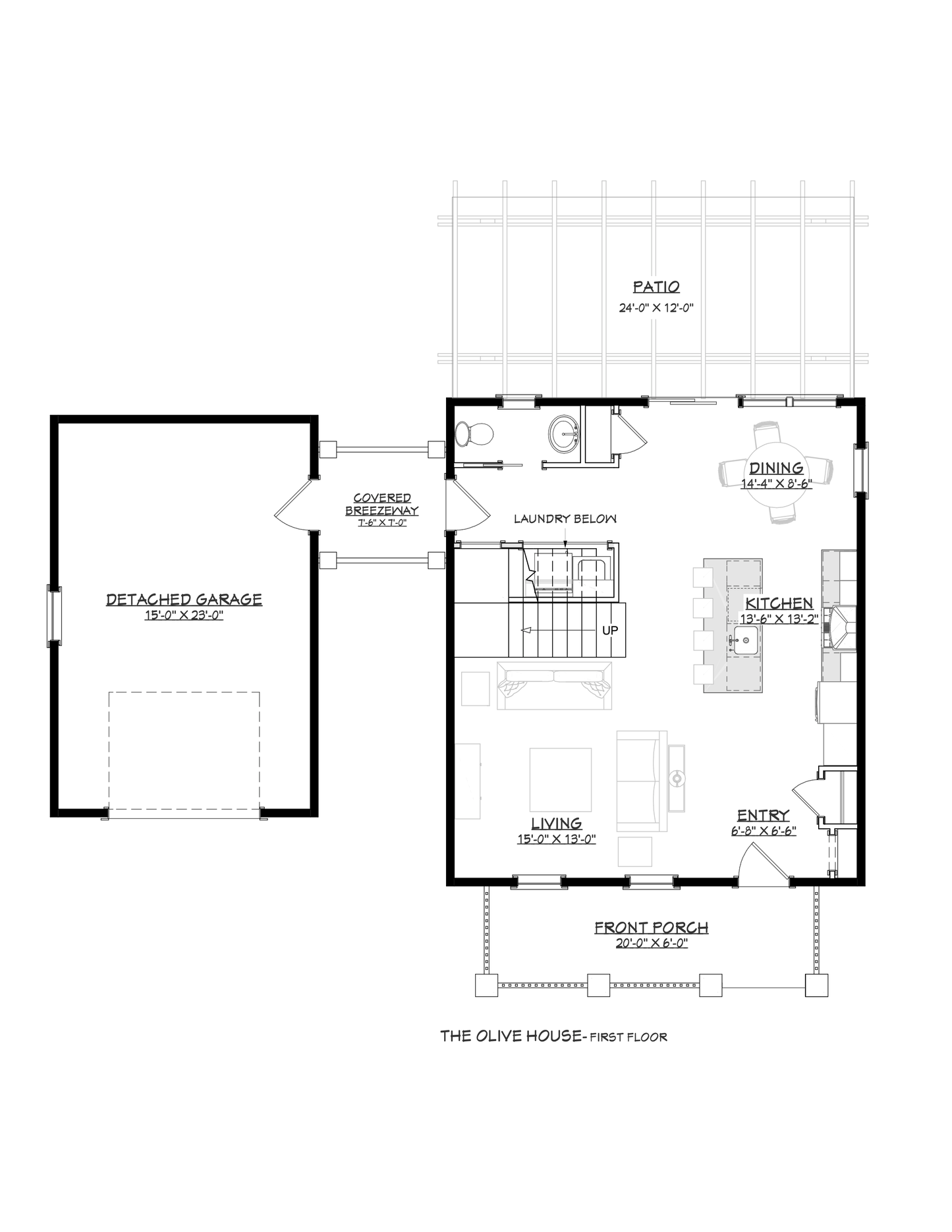 1400 Sq. Ft. - The Olive House