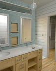 Primary Bathroom — Haddie's Hideaway 2700R | Reverse-Living Coastal House Plan | Intertwine House Plans