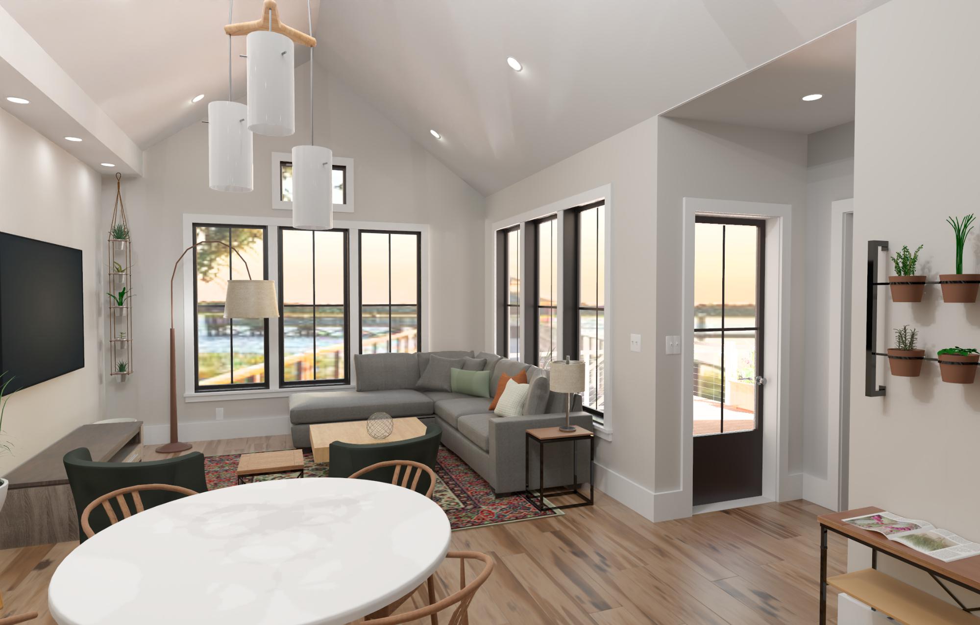 Magnolia Beach Hut | Elevated Coastal Cottage House Plan | 1,430 Sq Ft | 3BR 2.5BA