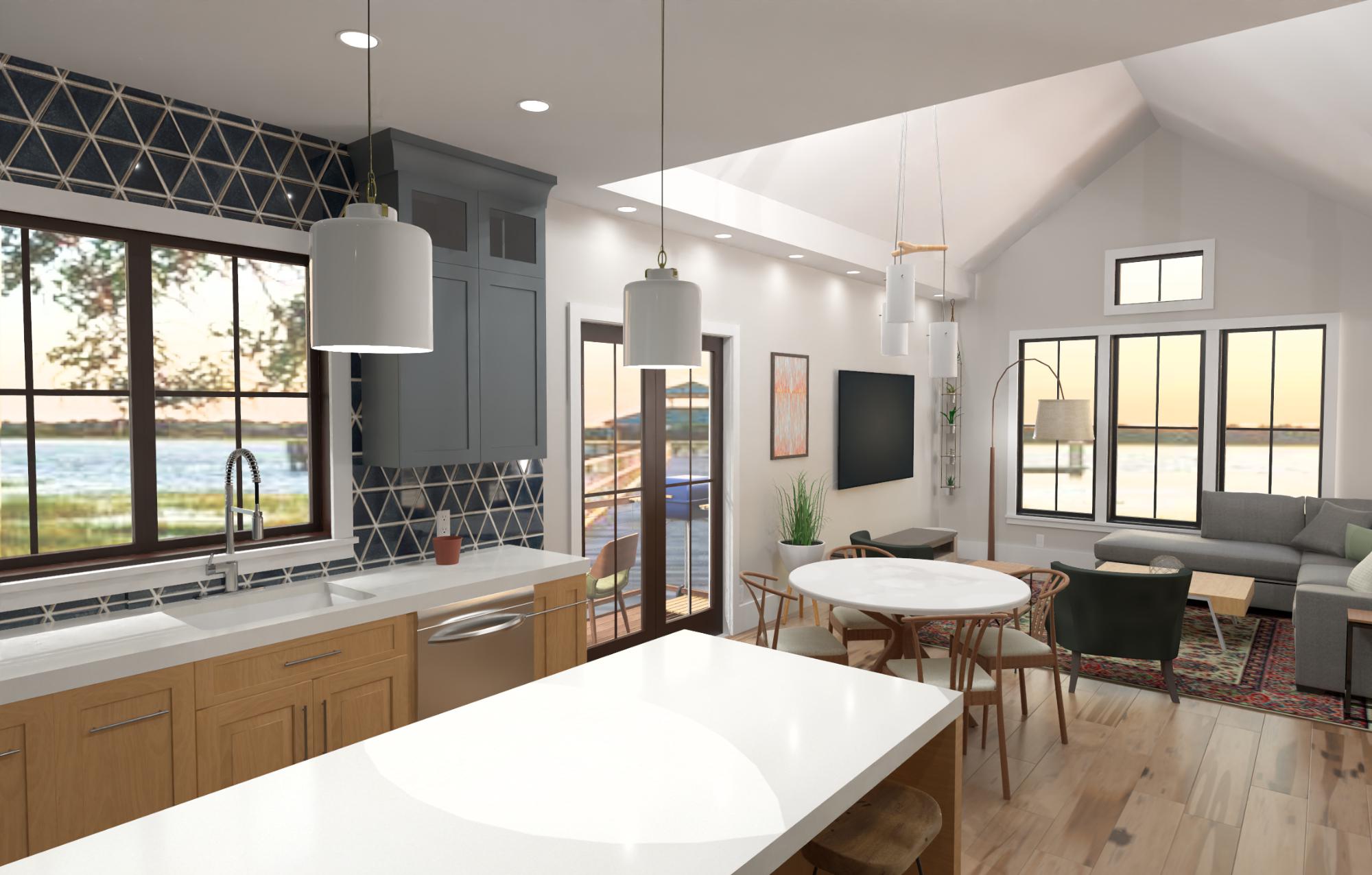 Magnolia Beach Hut | Elevated Coastal Cottage House Plan | 1,430 Sq Ft | 3BR 2.5BA