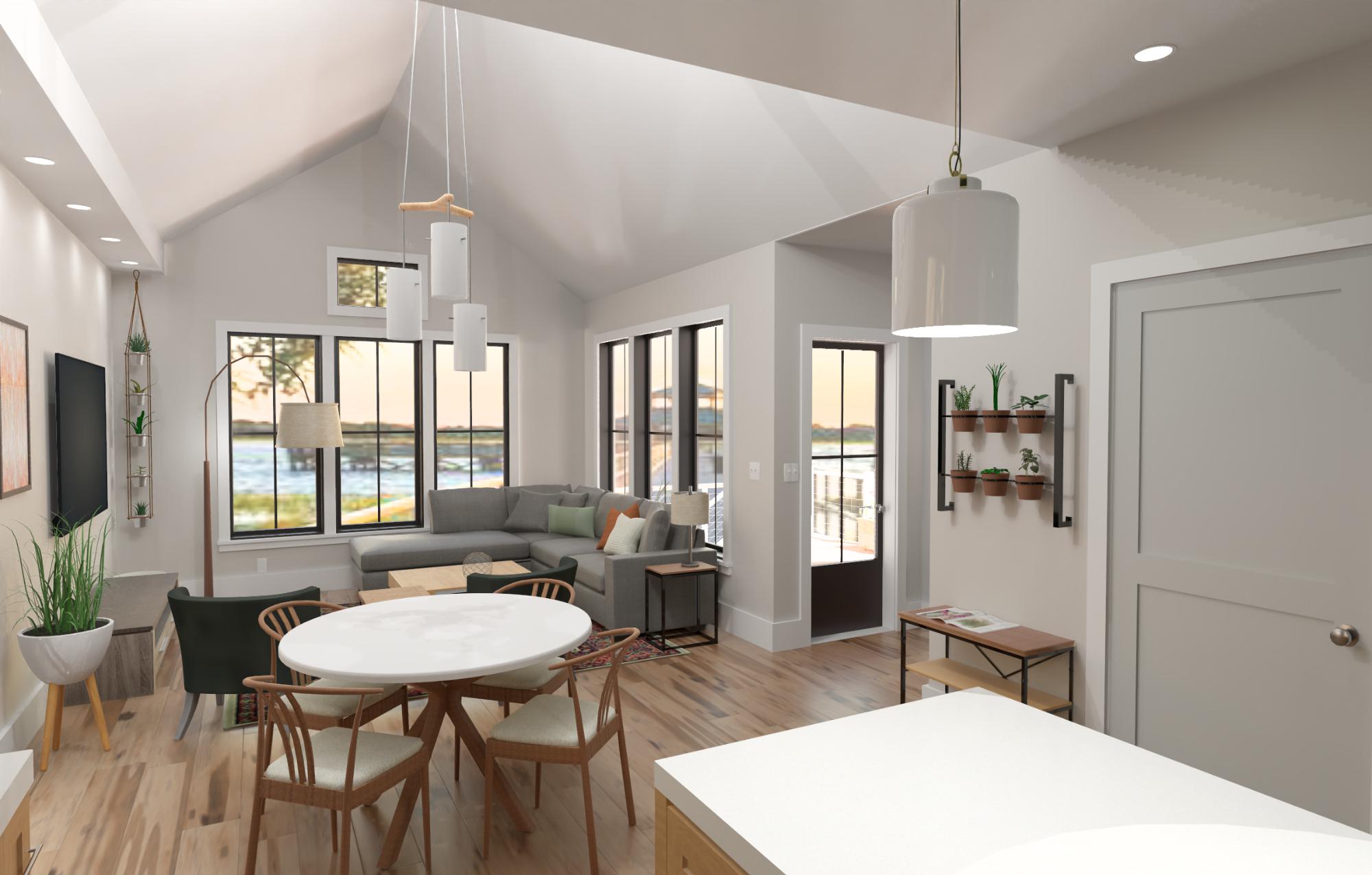 Magnolia Beach Hut | Elevated Coastal Cottage House Plan | 1,430 Sq Ft | 3BR 2.5BA