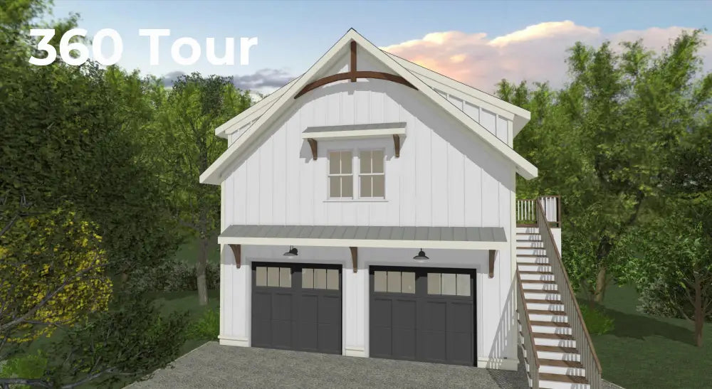 650 Sq. Ft. - Wilbury Garage/Adu Plan Set
