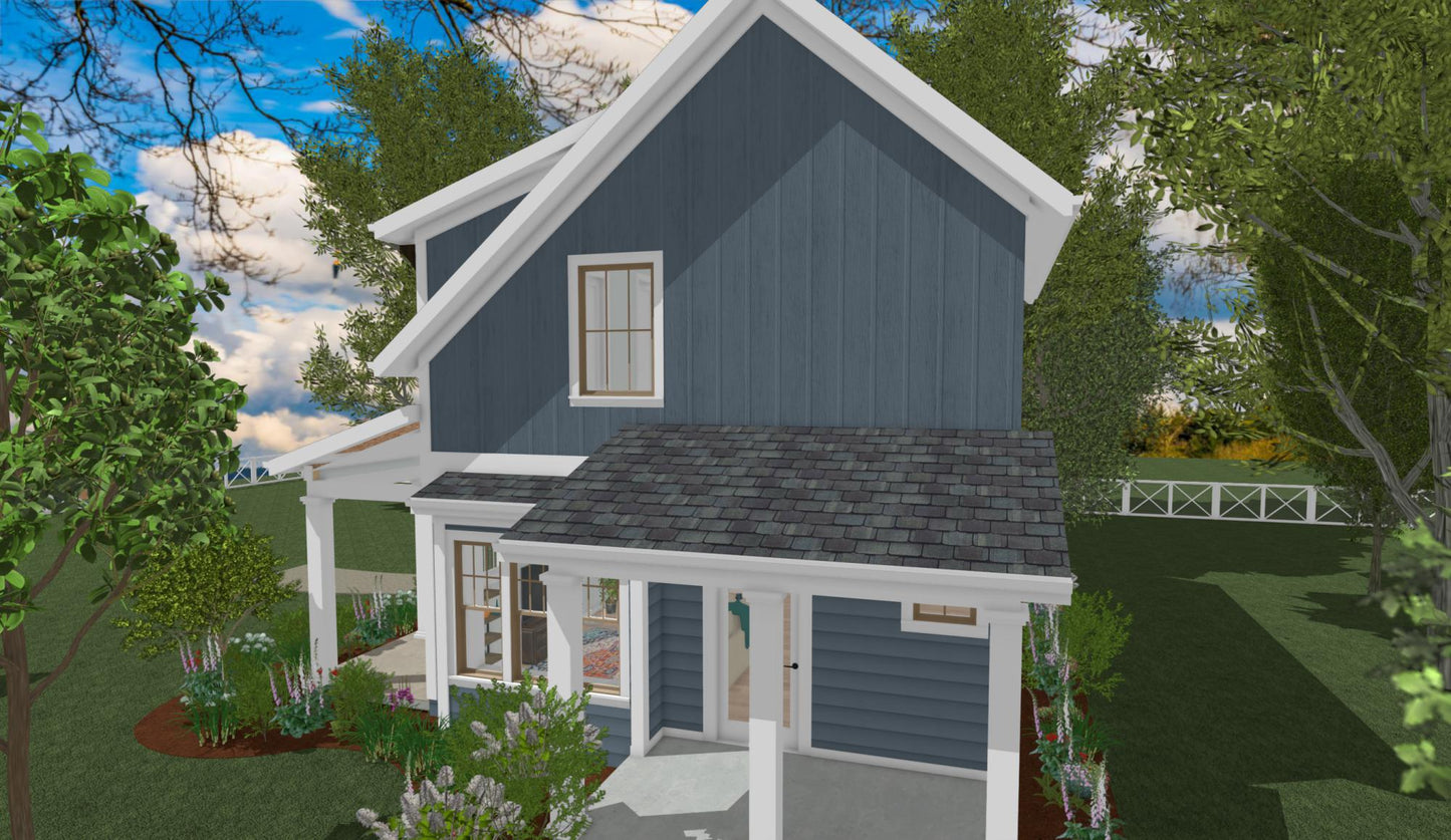 1074 Sq. Ft. - The Blue House