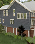 Casa Azul | Elevated Reverse-Living Coastal House Plan | 3,058 Sq Ft | 3-4BR 4BA