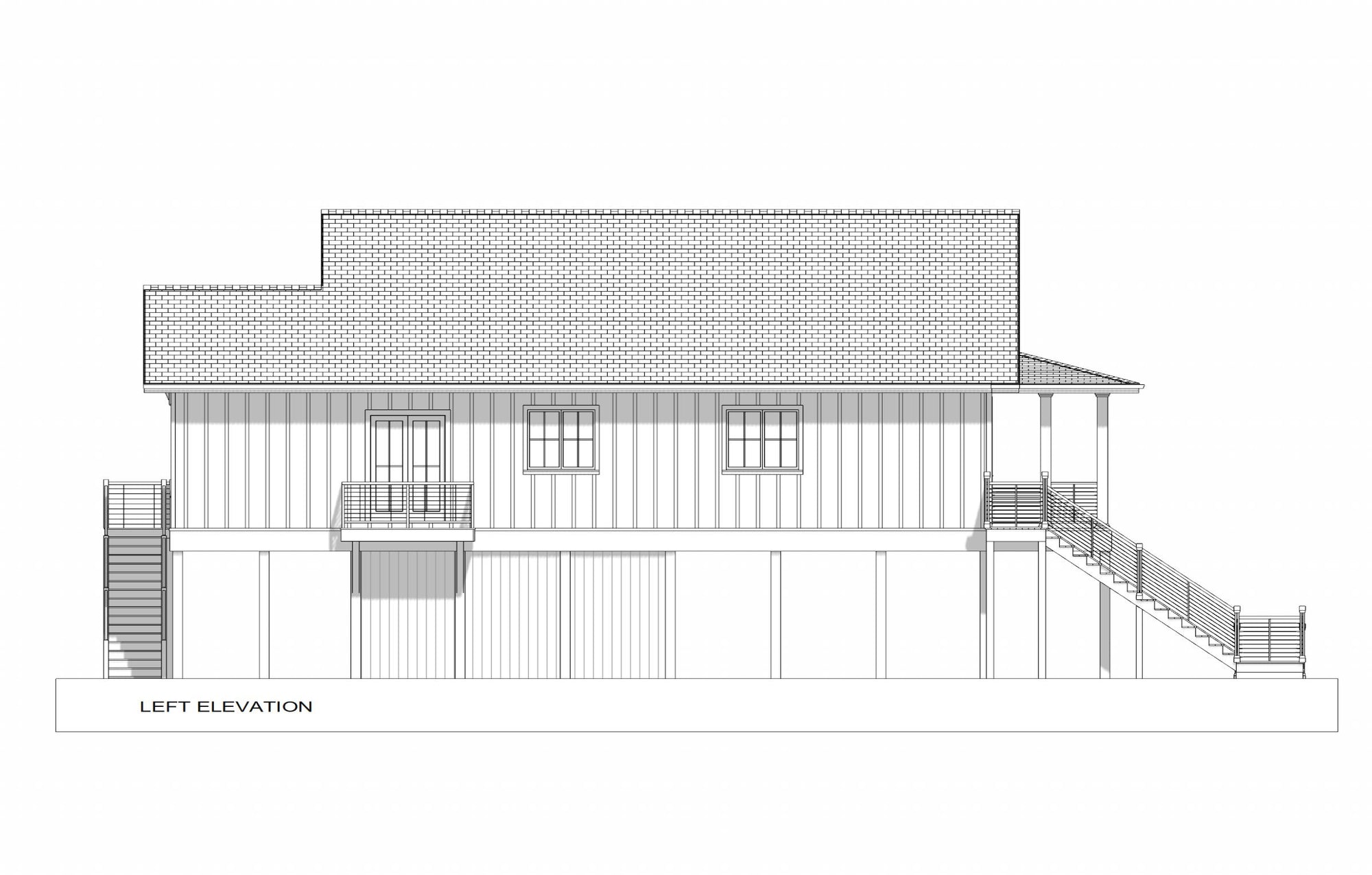 Magnolia Beach Hut | Elevated Coastal Cottage House Plan | 1,430 Sq Ft | 3BR 2.5BA