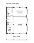 Ground floor plan of Tilbury Lane, showing the two-car garage, the lock-off flex bay with its own full bath, closet and overhead door, the heated lower entry, storage and utility.