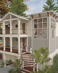 Haddie's Hideaway 2700R FLG | Elevated Reverse-Living Coastal House Plan | 2,797 Sq Ft | 4BR 4-5BA
