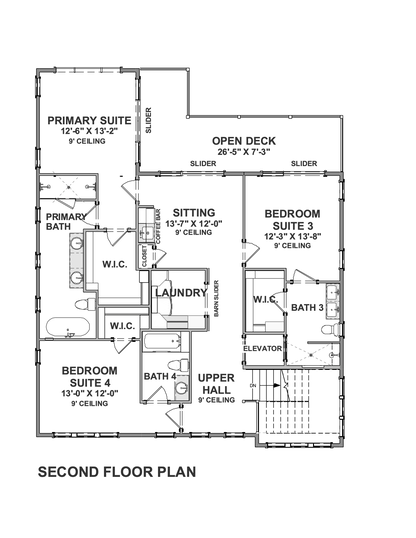 3121 Sq. Ft. - Haddies Hideaway- All Suites Primary Upstairs